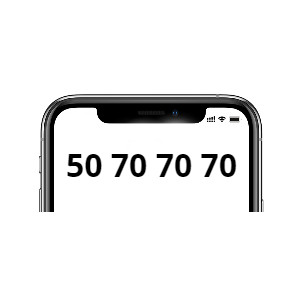 50 70 70 70 (Mobil)